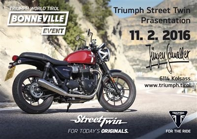 Triumph Street Twin Day - 11. 02. 2016