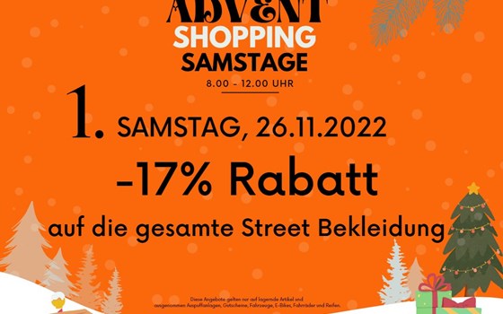 ADVENT SHOPPING SAMSTAGE  - Bild 2 ADVENT SHOPPING SAMSTAGE  - Bild 2