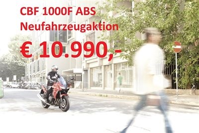 CBF 1000F ABS um € 10.990,- @ STAHL BIKERS ONLY - Bild 1