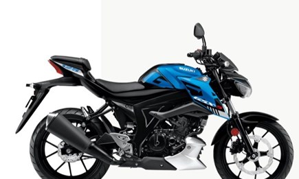 FRISCH EINGETROFFEN: SUZUKI GSX-S 125 2023 in blau