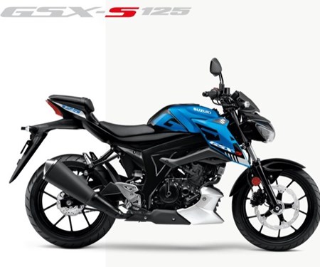 FRISCH EINGETROFFEN: SUZUKI GSX-S 125 2023 in blau