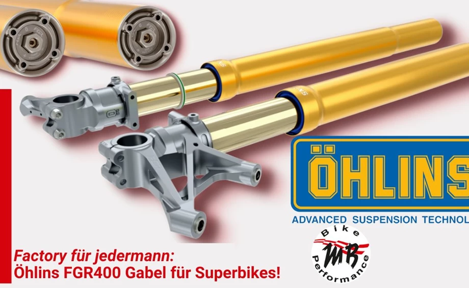 Factory für jedermann: Öhlins FGR400 Federgabel für Superbikes! Bild 1: Factory für jedermann: Öhlins FGR400 Federgabel für Superbikes!