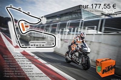 Bist Du Ready to Race? FAN PACKAGE für den Österreich Grand Prix 2016 für nur 177,55 €