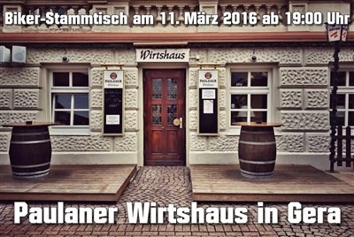 Biker-Stammtisch in Gera