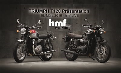 Triumph Bonneville T120 - sie ist auf dem Weg!