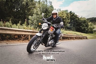 Triumph Bonneville T120 - sie ist auf dem Weg!