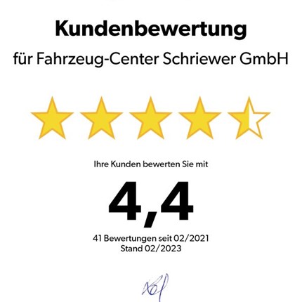 Kundenbewertung bei mobile.de