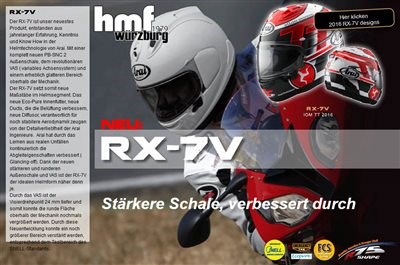 ARAI RX7 V und SHOEI X-Spirit III - Einführungsaktion