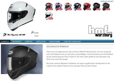 ARAI RX7 V und SHOEI X-Spirit III - Einführungsaktion