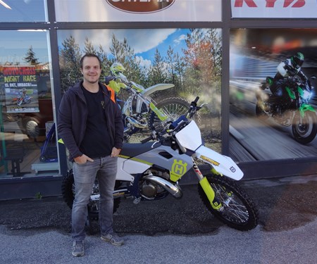 Übergabe der ersten  Husqvarna TC 250/2023 Übergabe der ersten  Husqvarna TC 250/2023