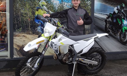 Übergabe einer Husqvarna FE 350!