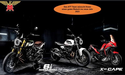 Frohes neues Jahr 2023 & im Januar ATT-Top Angebote vom Moto Morini-Fantic & Mash!