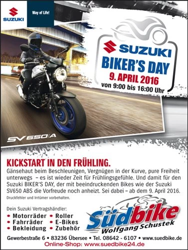 Suzuki Bikers Day 2016  Bild 1: Suzuki Bikers Day 2016