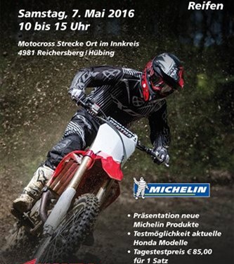 Reifentesttag Michelin Starcross 5 am 7.5. Ort im Innkreis Reifentesttag Michelin Starcross 5 am 7.5. Ort im Innkreis