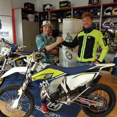 Übergabe einer HUSQVARNA TE215 MY2016!!! Übergabe einer HUSQVARNA TE215 MY2016!!!