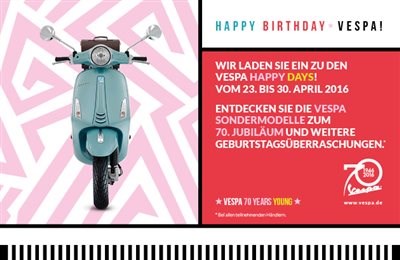 vespa Happy Days - Happy Birthday Vespa! - Bild 2