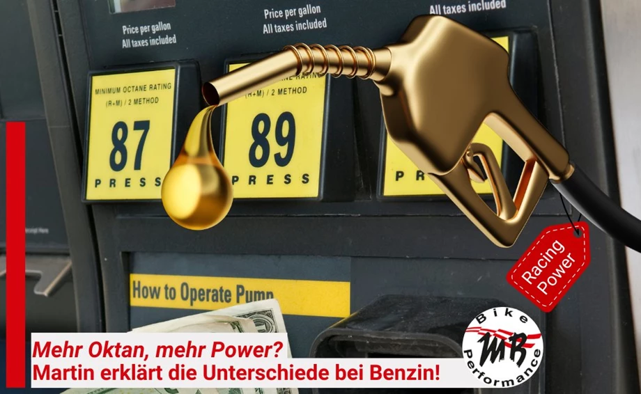 Mehr Oktan, mehr Power? Martin Bauer erklärt die Unterschiede bei Benzin! Bild 1: Mehr Oktan, mehr Power? Martin Bauer erklärt die Unterschiede bei Benzin!