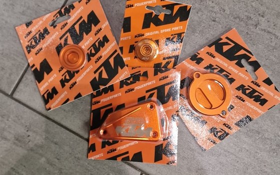 Eloxierte CNC-Teile von KTM-Powerparts - Bild 1