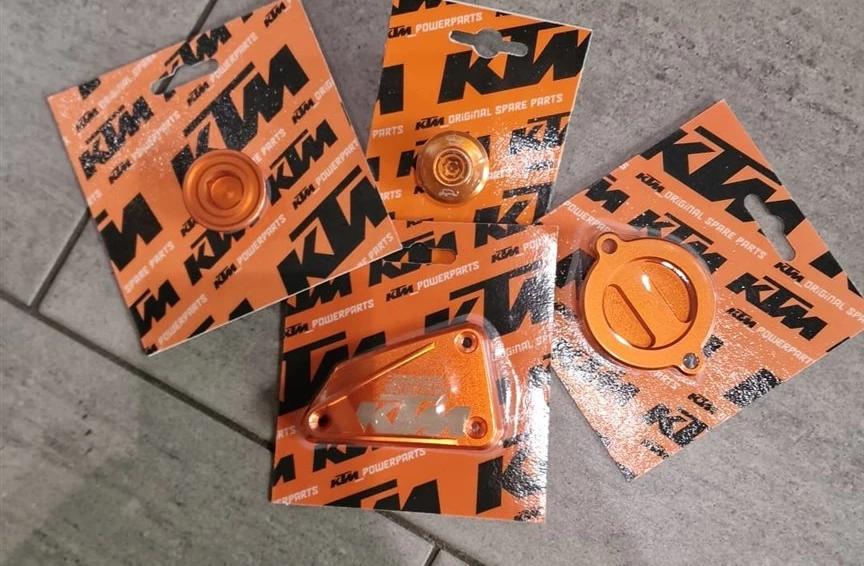 Eloxierte CNC-Teile von KTM-Powerparts Bild 1: Eloxierte CNC-Teile von KTM-Powerparts