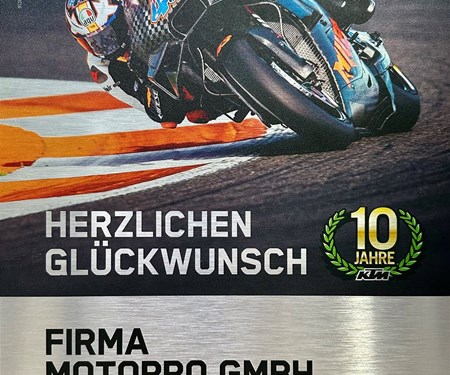 10 JAHRE KTM VERTRAGSHÄNDLER!