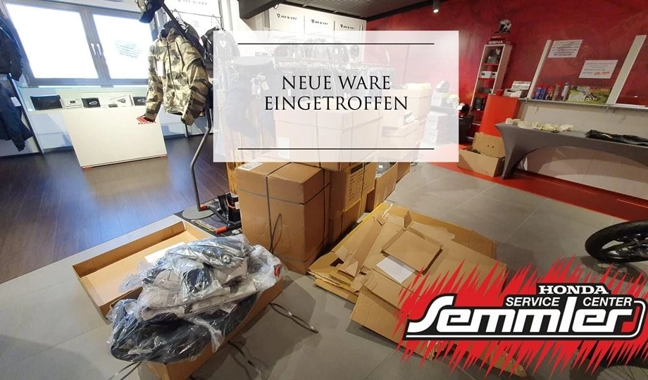 Honda Semmler - NEUE WARE EINGETROFFEN !  Bild 1: Honda Semmler - NEUE WARE EINGETROFFEN !