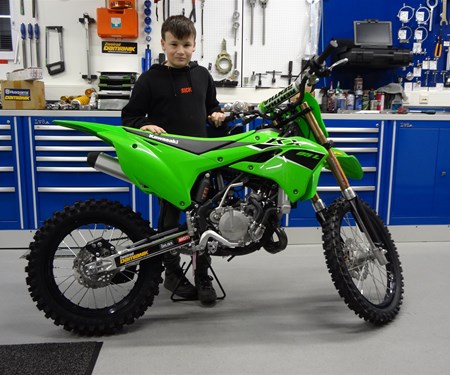 Ein neues Bike für einen jungen MX-Athleten