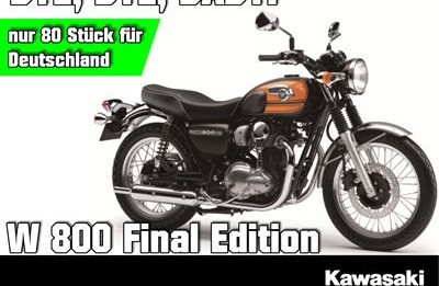 KAWASAKI W 800 FINAL EDITION!