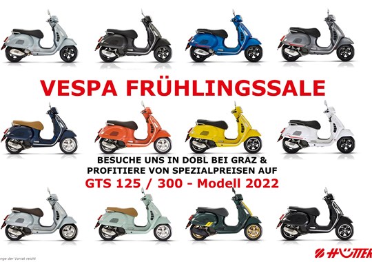 NEWS Vespa Frühlings-SALE!