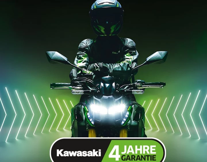 4 Jahre Garantie für alle Kawasaki Modelle!!! Bild 1: 4 Jahre Garantie für alle Kawasaki Modelle!!!