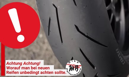 Achtung bei neuen Reifen! Auf was man achten sollte.
