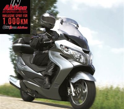 Suzuki AN 400 ABS / 6.490.- und inkl. 1.000km Sprit - Bild 1 Suzuki AN 400 ABS / 6.490.- und inkl. 1.000km Sprit - Bild 1