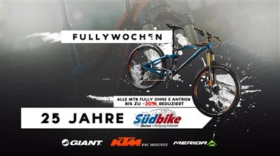 25 jahre Südbike Fullywochen bis 31.07.2016 Bild 1: 25 jahre Südbike Fullywochen bis 31.07.2016