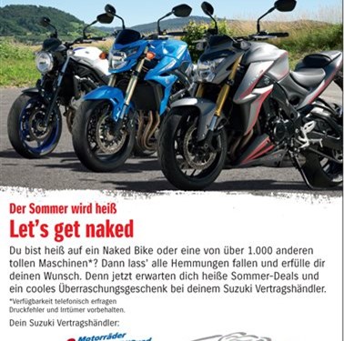 Vorführer bei Suzuki zu Sonderpreisen