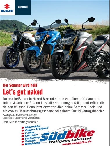 Vorführer bei Suzuki zu Sonderpreisen Bild 1: Vorführer bei Suzuki zu Sonderpreisen
