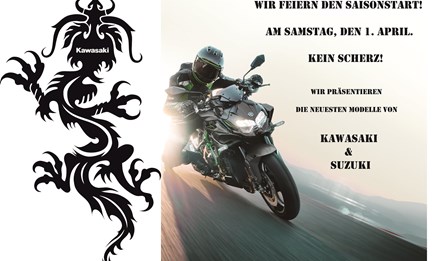 Kawasaki Drachenfest & Suzuki Biker´s Day am 01. April 