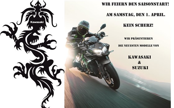 Kawasaki Drachenfest & Suzuki Biker´s Day am 01. April  - Bild 1