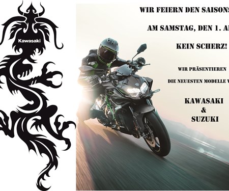 Kawasaki Drachenfest & Suzuki Biker´s Day am 01. April 
