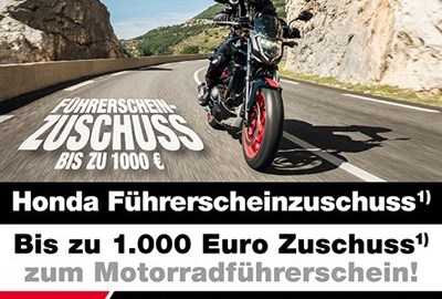 Honda Semmler - Führerschein Aktion endet