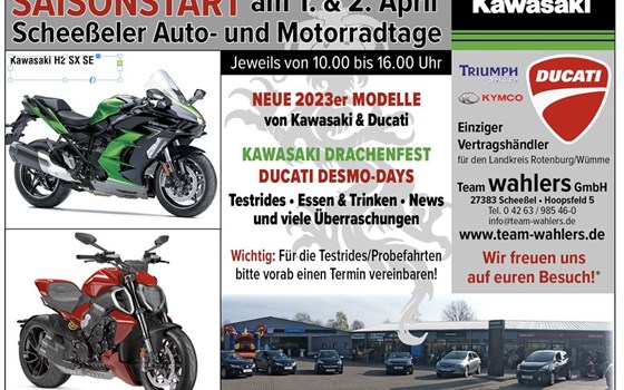 DUCATI DESMO-DAYS am 1. / 2. APRIL von 10.00 - 16.00 Uhr - Bild 1