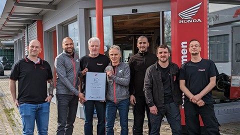 40 Jahre Honda Krapp in Mainz