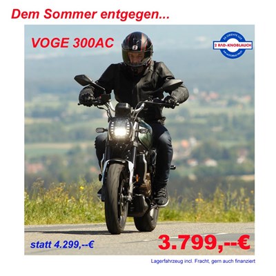 VOGE 300AC - neuste Technik im zeitlosen Retro-Look