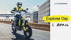 SAVE THE DATE!!! 
Explorer Day 2023 am 01.04.2023!!
Kommt vorbei und macht eine Probefahrt mit den neuesten Modellen von HUSQVARNA!!
Wir fre ... Weiter >>