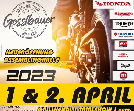Motorradmesse Gesslpower - Hausmesse und Neueröffnung Motorradmesse Gesslpower - Hausmesse und Neueröffnung
