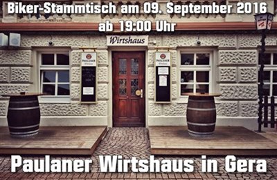 Biker-Stammtisch in Gera