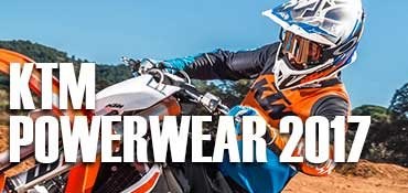 KTM POWERWEAR 2017 !!!!!Sei "READY TO >> RACE" mit der NEUEN KTM POWERWEAR KOLLEKTION 2017!!!!!
Ab jetzt bei uns ... Weiter >>