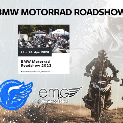BMW Motorrad Roadshow - 20.04. bis 23.04.2023 

BMW Motorrad Roadshow
Erlebt Fahrfreude so intensiv wie sonst nirgendwo – bei der BMW Motorrad Roadshow 2023!
Wir bringen  ... Weiter >>