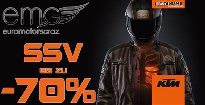 KTM SSV mit bis zu -70% KTM SSV mit bis zu -70%