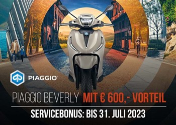 HÜTTER GesmbH-News: Beverly 300 - Servicebonus