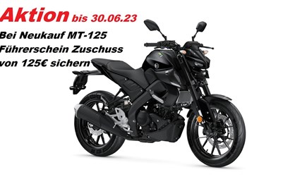 MT-125 Führerschein Zuschuss 125€