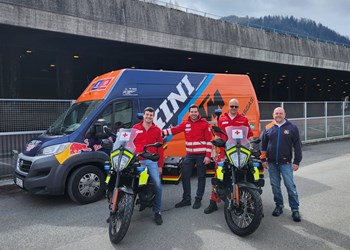 KINI Bike World-News: Einsatzmotorräder für Rotes Kreuz